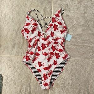 New Cupshe flamingo swimsuit size M